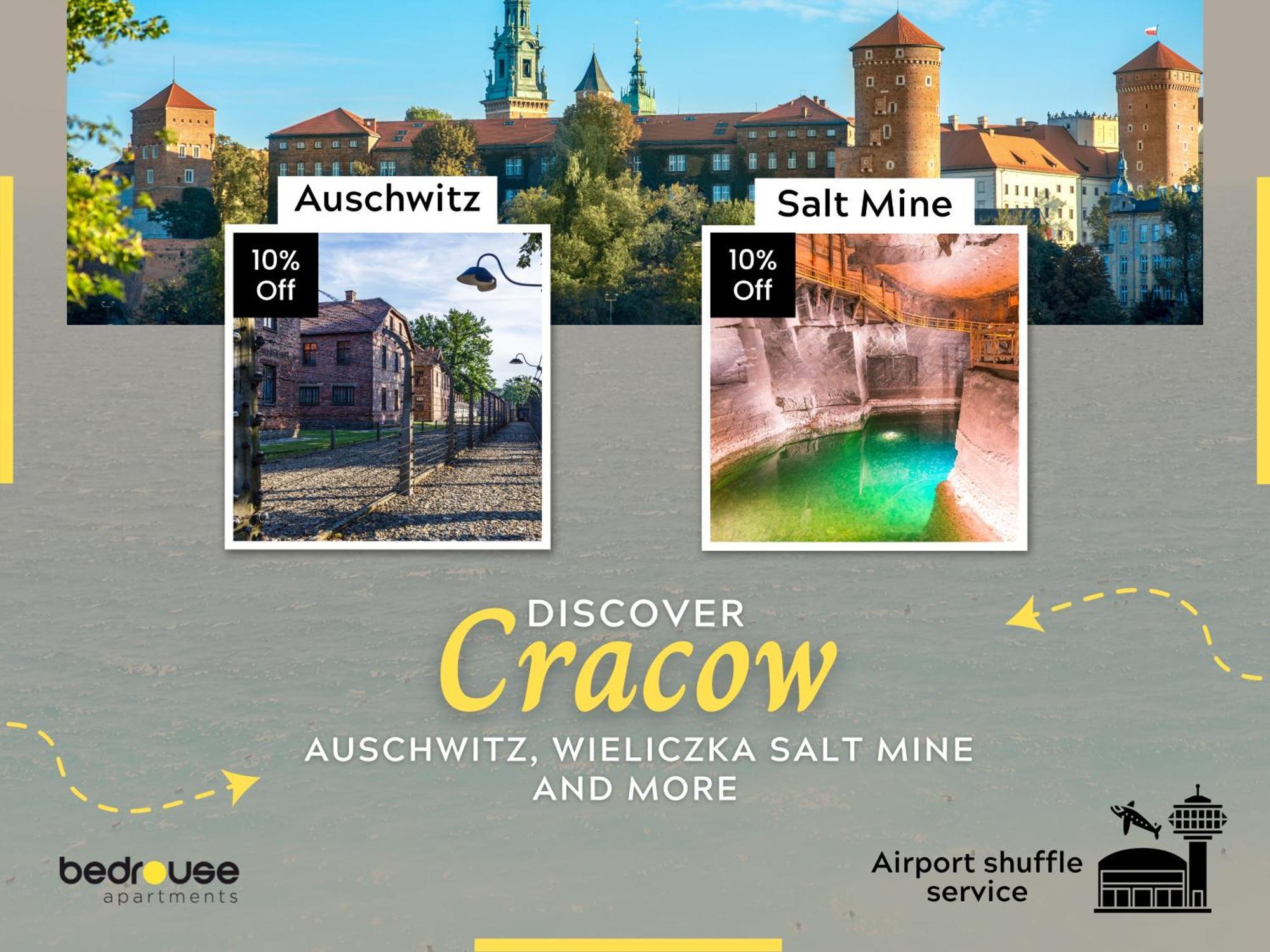 Beautiful Apartment With Two Rooms, Cracow Old Town 克拉科夫 外观 照片