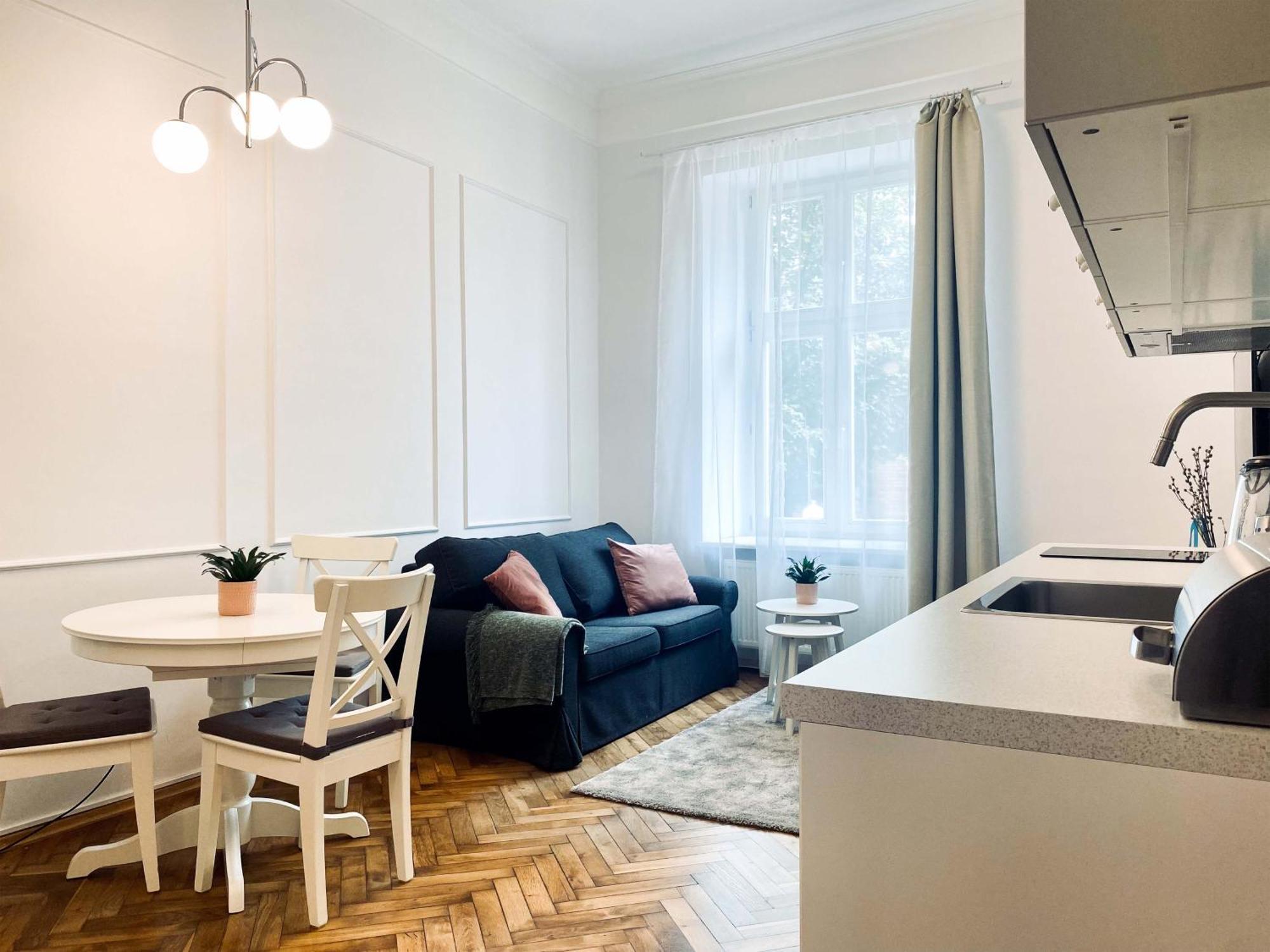 Beautiful Apartment With Two Rooms, Cracow Old Town 克拉科夫 外观 照片